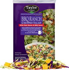 Bbq Ranch Chopped Salad Kit Taylor Farms Chopped Salad Asian Chopped Salad Salad Toppings