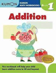 4 06 grade 1 addition kumon math workbooks by college education textbooks workbook 