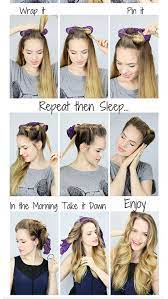 Pin By Kasia On Hairstyles Overnight Hairstyles Sleep Hairstyles Curls For Long Hair