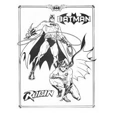 With the introduction of full length action movies, the whole world loves these brave comic book heroes. Batman Robin Coloring Page Coloring Home