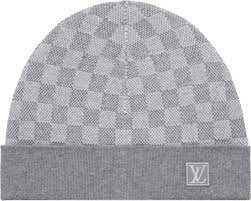 Insane collection of louis vuitton beanie hats, all guaranteed authentic at incredible prices. Louis Vuitton Light Grey Damier Beanie Incorporated Style