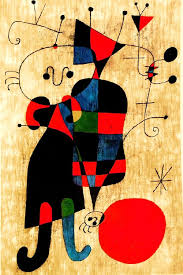 Born in 1893, joan miro was a famous, spanish catalan artist. Joan Miro Figures And Dog In Front Of The Sun