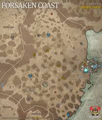 Forsaken Coast Map for Diablo 4