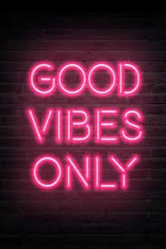 Good Vibes Only Pink Neon Art Print Art Com Pastel Pink Aesthetic Photo Wall Collage Neon Art Print