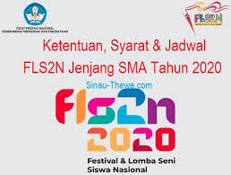 Fls2n tahun 2021 melombakan 6 bidang seni diantaranya : Ketentuan Syarat Jadwal Dan Mekanisme Pelaksanaan Fls2n Jenjang Sma Tahun 2020 Sinau Thewe Com