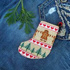 I never intended to jump on the bandwagon and create my own. Cross Stitch Christmas Mini Stockings Pattern Cute Christmas Etsy