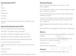 Menu for Every Day Gourmet in Camden, SC