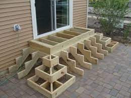 Patio Stairs Diy Patio Patio Steps Trex Steps
