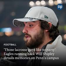 NEW ORLEANS — Will Shipley, a former lacrosse star and current backup  running back for the Philadelphia Eagles, has gotten drunk at Smokey Joe's  — just like you.⁠ ⁠ Shipley — a