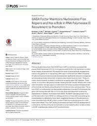 3.2 out of 5 stars 36. Pdf Gaga Factor Maintains Nucleosome Free Regions And Has A Role In Rna Polymerase Ii Recruitment To Promoters