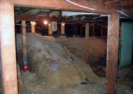 As We Continue To Pack Away The Living Room And Kitchen And Haul Things To The Basement We Re Reminded Of How Lucky We Crawlspace Basement Crawl Space Storage
