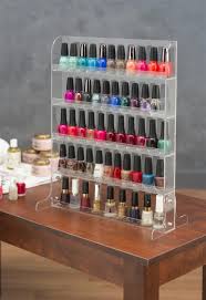 Shop ace to find the perfect storage solutions for every room in your home. Countertop Wall Mount Display Rack For Nail Polish 5 Open Shelves Acrylic Clear Acrylic Nail Polish Nail Polish Wall Rack Nail Polish Display