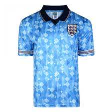 England are the joint oldest national football team in the world alongside scotland. England 1990 Auswarts Azurblau Retro Trikot Auswarts Retrofootball