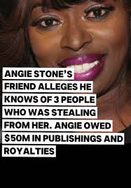 Angie Stone’s friend alleges he knows of 3 people who was stealing from  her. Angie owed $50M in publishings and royalties #f #angiestone  #stonepaxton