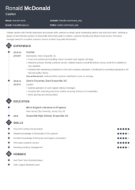 Job application job interview job search tips. Mcdonald S Resume Sample And Writing Guide 20 Examples
