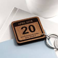 Personalised An Unforgettable Day Square Keyring Free Delivery Con Imagenes Grabado En Madera Llaveros Cosas