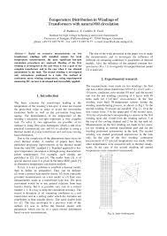 Browse through 122 distributor in the transformers industry on europages, a worldwide b2b sourcing platform. Pdf Temperature Distribution In Windings Of Transformers With Natural Oil Circulation