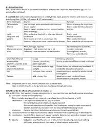 Igcse Biology Animal Nutrition Questions Nutritionwalls