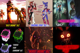 You're given the choice to add only one of these 6 as a DLC. Which are you  choosing and why? (Credits and more info on each one in the comments) :  r/fivenightsatfreddys