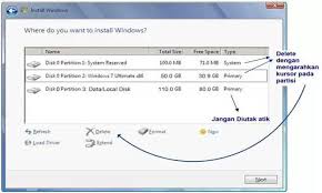 Di lanjut dengan memilih manage. Cara Install Windows 7 Lengkap Disertai Gambar Haiwiki Info