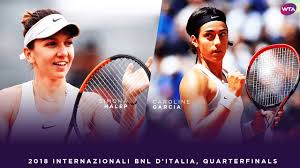 Her victory marks her first major singles title after 43 majors and two. Simona Halep Vs Caroline Garcia 2018 Internazionali Bnl D Italia Quarterfinals Youtube