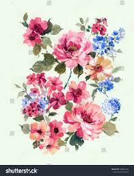 Enthusiasm Is Bold And Unrestrained Of Flowers The Leaves And Flowers Art Designunrestrained Bold Enthusiasm F Flower Painting Images Flower Images Flower Art