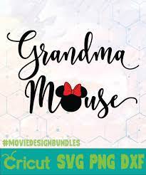 Grandma Mouse Disney Logo Svg Png Dxf Movie Design Bundles