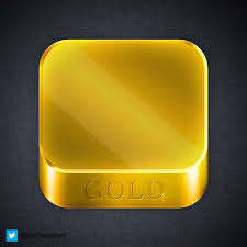 24 Karat Gold Ios App Icon Psd Ios App Icon App Icon Ios App