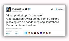 Politimester geir gudmundsen (@ggudmundsen) i hordaland politidistrikt har over 1500 følgere, og har skrevet over 1500 tweets. Politiets Kineser Tweet Skaper Storm