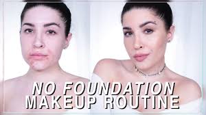 no foundation makeup routine full
