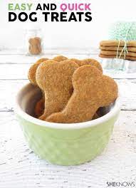 Organic Peanut Butter Dog Treats Are So Much Easier Healthier To Make At Home Dog Food Recipes Peanut Butter Dog Treats Easy Dog Treats