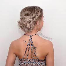 Prom Ideas Updos For Medium Length Hair Hair Lengths Dance Hairstyles