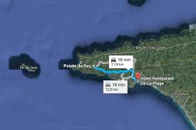 Chambre Hote Et Hebergement Finistere Plan D Acces Commune D Audierne Hotel De La Plage A Audierne