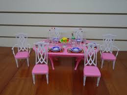 Barbie dining room set 1985. 7 Dining Room Main Ideas Barbie Furniture Barbie Dolls Barbie