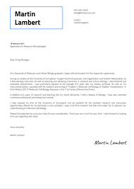 Attached please find my resume. Research Microbiologist Cover Letter Sample Kickresume