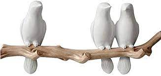 Find high quality clothing hooks at low cost! Amazon Com Wingoffly Decorative Birds On Tree Branch Wall Mounted Coat Hanger For Coats Hats Keys Towels Three Birds Office Products