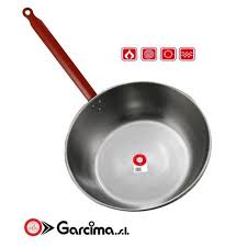 Padella in ferro leggera agnelli, 26 cm. Garcima Padella Fonda Ferro Spazzolato La Ideal Attrezzature Per Ristoranti E Bar