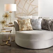 Cuddler Chair From Z Gallerie Gold Living Room Elegant Home Decor Glam Living Room