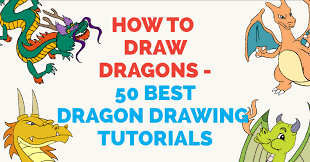 How To Draw Dragons 50 Best Dragon Drawing Tutorials And it's a wonderful guide for those wanting to build a solid foundation for the creature drawing/design. how to draw dragons 50 best dragon
