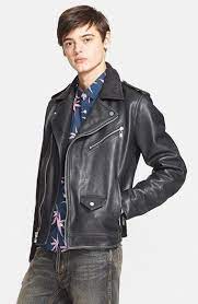 998 Marc By Marc Jacobs Martin Leather Moto Jacket Black Leather Biker Jacket Leather Jacket Men Leather Jeans Men