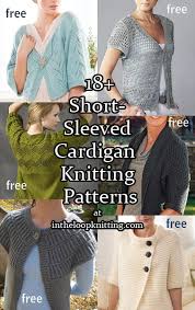 Knitting sleeves when you have already finished knitting the body of your sweater may seem like a daunting process. Short Sleeve Cardigan Knitting Patterns In The Loop Knitting