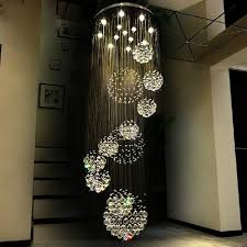 Modern Crystal Chandeliers Lights Fixture Big Projects Hotel Hall Restaurant Clubs Crystal Droplights D80cm H220cm Ac110v 220v Light Fixtures Chandelier Lightingbig Light Fixtures Aliexpress