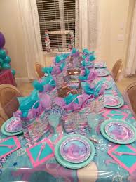 Mermaid Justice Sleepover Birthday Mermaid Theme Birthday Party Diy Mermaid Birthday Party Sleepover Birthday Parties
