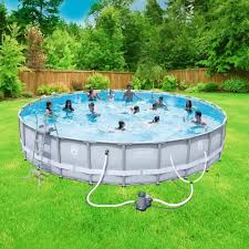 Coleman Power Steel 26 X 52 Frame Pool Set With Filter Pump Ladder Cove New Coleman Garten