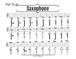 Printable Alto Sax Finger Chart Www Bedowntowndaytona Com