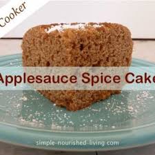 This applesauce recipe is so simple (only 5 ingredients), uses up all of . Slow Cooker Applesauce Spice Cake Simple Nourished Living