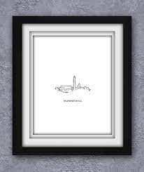 Outline washington dc city skyline with blue buildings and reflections. 21 Dc Ideas Washington Dc Skyline Washington Dc Washington Dc City