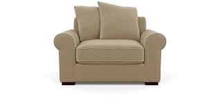Ashley 1 5 Seater Armchair Sofa Featuring Maison Fabric In Oatmeal Plush Sofa Ashley Sofa Sofa