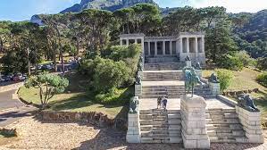 The rhodes memorial is located behind the university of cape town on the back side of table mountain. Rhodes Memorial Wikipedia