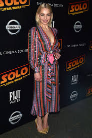 Emilia clarke is heading to a galaxy far, far away — and she's starwars.com is excited to announce that clarke, known for her stirring portrayal of daenerys targaryen in game of thrones , will join the upcoming untitled han solo star wars movie. Emilia Clarke Solo A Star Wars Story Premiere In New York 05 21 2018 Celebmafia